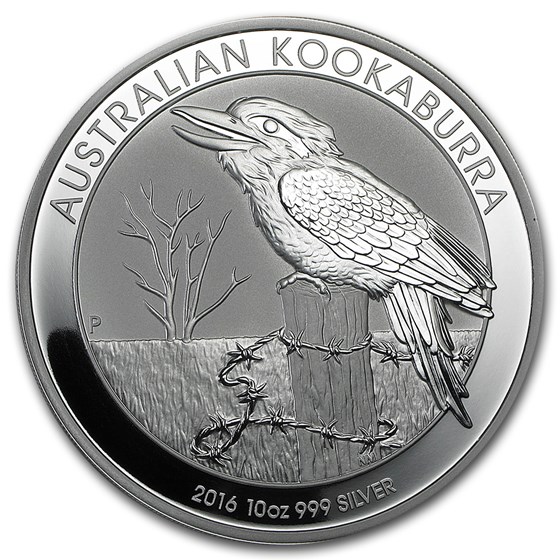 2016 Australia 10 oz Silver Kookaburra BU 2016 Australia 10 oz Silver Kookaburra BU