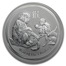 2016 Australia 10 oz Silver Lunar Monkey BU