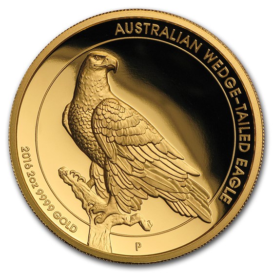 2016 Australia 2 oz Gold Proof Wedge Tailed Eagle (High Relief) 2016 Australia 2 oz Gold Proof Wedge Tailed Eagle (High Relief)