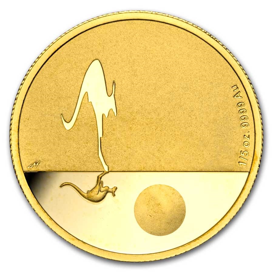 2016 Australia Gold $25 Kangaroo at Sunset