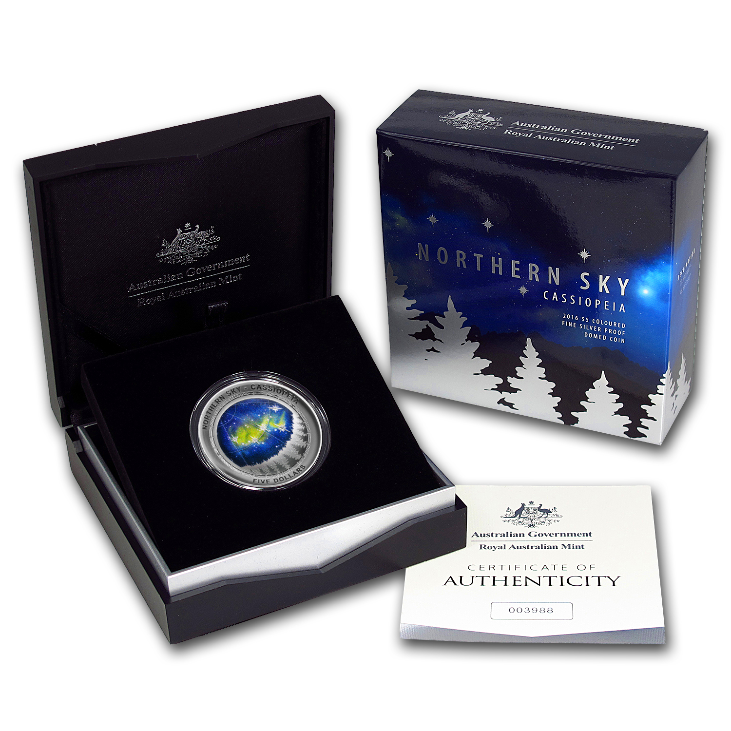 2016 Northern Sky Ursa Major 5ドル銀貨 2016 Northern Sky Ursa Major 5ドル銀貨 2016 Australia Silver $5