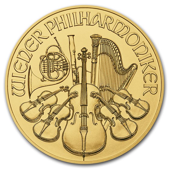 2016 Austria 1/25 oz Gold Philharmonic BU 2016 Austria 1/25 oz Gold Philharmonic BU