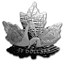2016 Canada 1/2 oz Silver $10 Proof Maple Leaf Silhouette: Geese