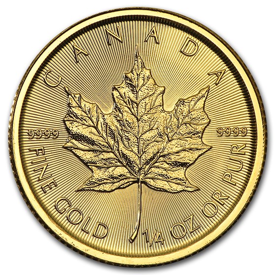 2016 Canada 1/4 oz Gold Maple Leaf BU