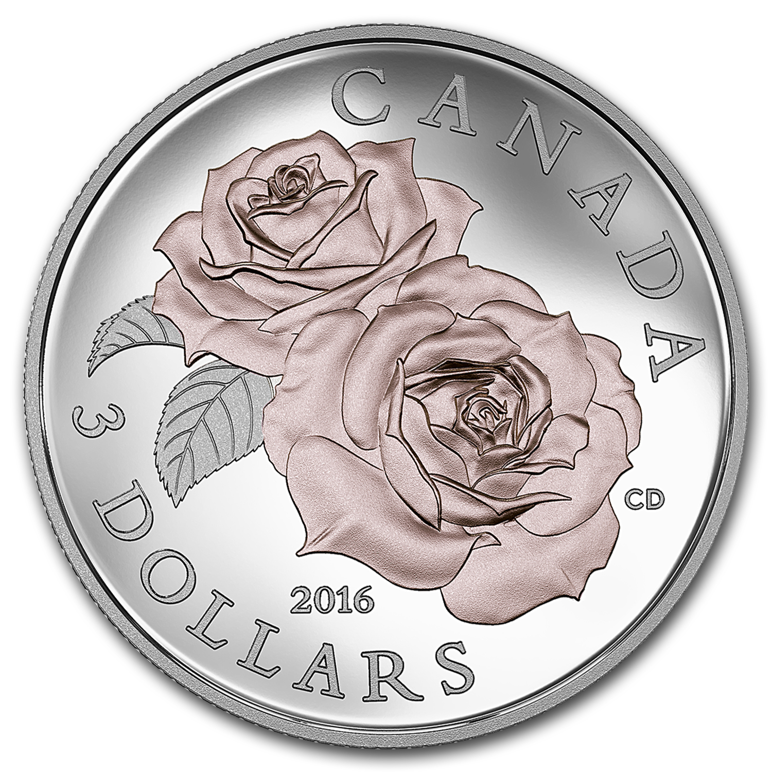 Buy 2016 Canada 1/4 oz Proof Silver $3 Queen Elizabeth Rose | APMEX