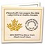 2016 Canada 1 oz Ag $20 Prf Maple Leaf Maze Colorized (No Box)