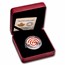 2016 Canada 1 oz Ag $20 Prf Maple Leaf Maze Colorized (No Box)