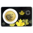 2016 Canada 1 oz Gold Roaring Grizzly Bear .99999 BU (Assay Card)