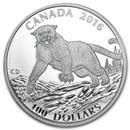 2016 Canada 1 oz Silver $100 for $100 (Cougar)