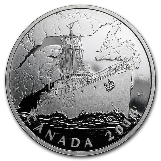 2016 Canada 1 oz Silver $20 Canadian Homefront: U-Boat Patrol 2016 Canada 1 oz Silver $20 Canadian Homefront: U-Boat Patrol