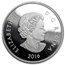 2016 Canada 1 oz Silver $20 Majestic Maple Leaves (w/Drusy Stone)
