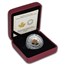 2016 Canada 1 oz Silver $20 Majestic Maple Leaves (w/Drusy Stone)