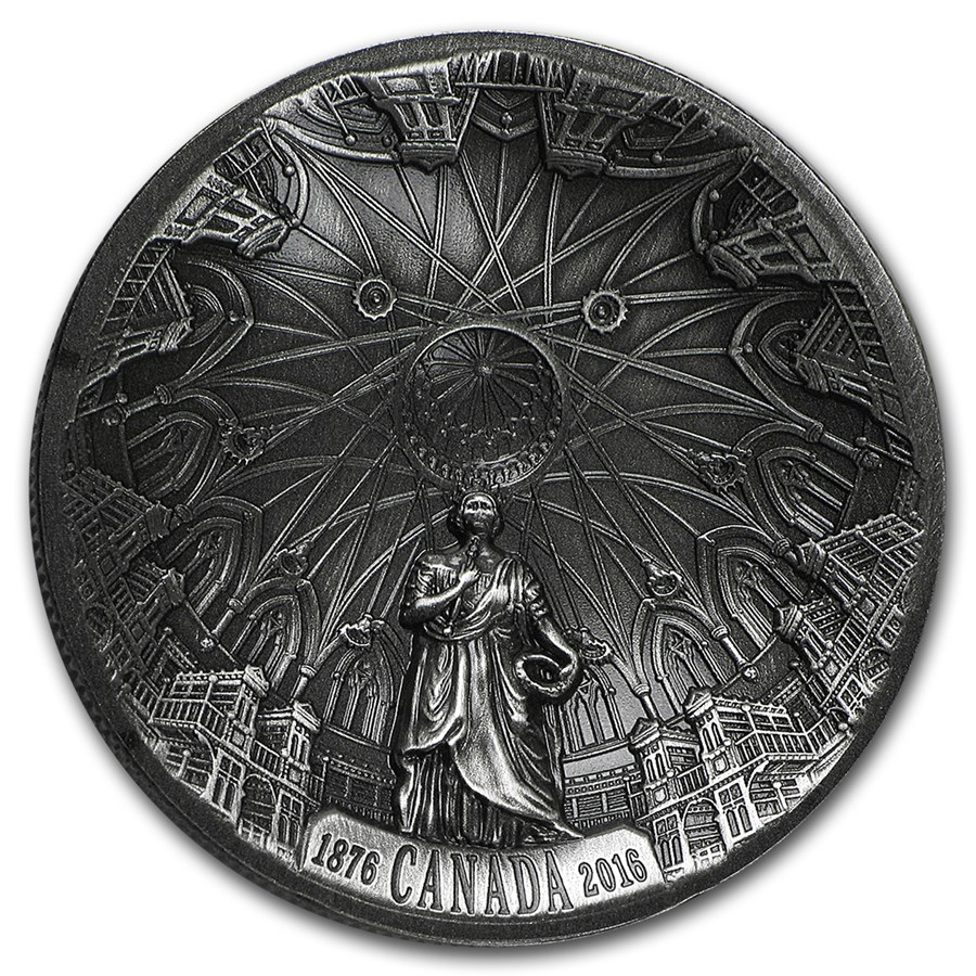 2016 Canada 1 oz Silver $25 Library of Parliament Proof