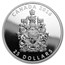 2016 Canada 1 oz Silver $25 Piedfort Canadian Coat of Arms