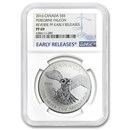 2016 Canada 1 oz Silver $5 Peregrine Falcon Rev Pf PF-69 NGC (ER)