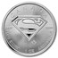 2016 Canada 1 oz Silver $5 SUPERMAN™ BU (Abrasions/Spotted)