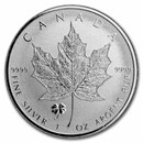 2016 Canada 1 oz Silver Maple Leaf Clover Privy