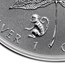2016 Canada 1 oz Silver Maple Leaf Lunar Monkey Privy BU