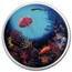 2016 Canada 2 oz Proof Silver $30 Illuminated Underwater Reef