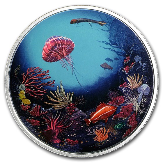 2016 Canada 2 oz Proof Silver $30 Illuminated Underwater Reef 2016 Canada 2 oz Proof Silver $30 Illuminated Underwater Reef