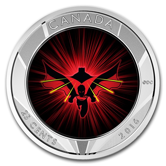 2016 Canada 25-Cent Lenticular Batman v Superman: Dawn of Justice 2016 Canada 25-Cent Lenticular Batman v Superman: Dawn of Justice