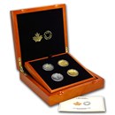 2016 Canada 4-Coin Gold and Platinum 20 Years of Minting Set