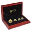 2016 Canada 4-Coin Gold Fractional Maple Leaf Set (1.4 oz)