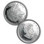 2016 Canada 4-Coin Proof Silver Wolf Fractional Set