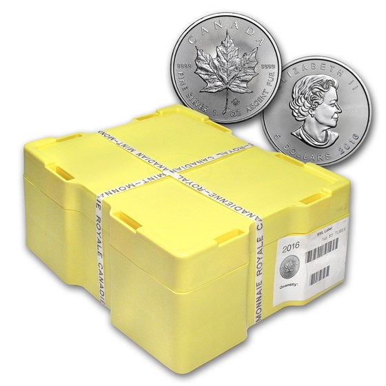 2016 Canada 500-Coin Silver Maple Leaf Monster Box (Sealed) 2016 Canada 500-Coin Silver Maple Leaf Monster Box (Sealed)