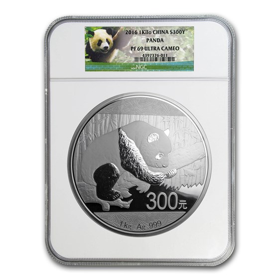 2016 China 1 kilo Silver Panda PF-69 NGC (w/Box & COA) 2016 China 1 kilo Silver Panda PF-69 NGC (w/Box & COA)