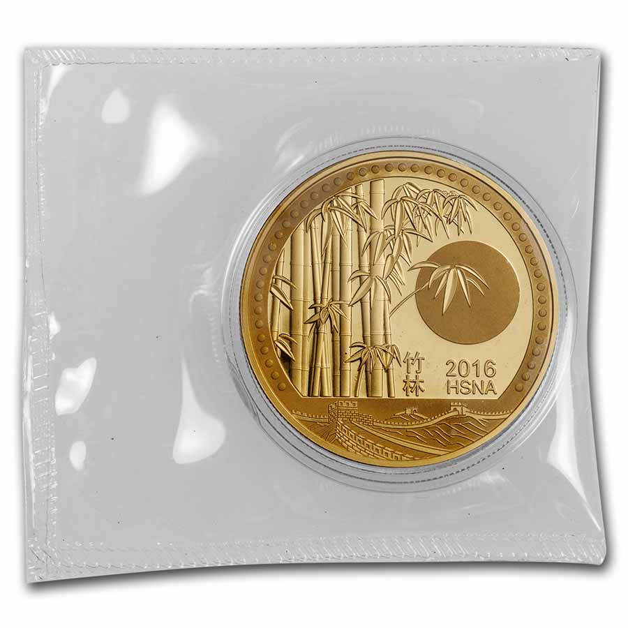 Buy 2016 China 1 oz Gold Panda Honolulu HSNA Show Proof (Sealed