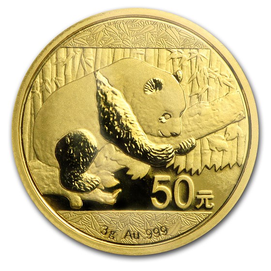 2016 China 3 gram Gold Panda BU (Sealed) 2016 China 3 gram Gold Panda BU (Sealed)