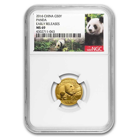 2016 China 3 gram Gold Panda MS-69 NGC (Early Releases) 2016 China 3 gram Gold Panda MS-69 NGC (Early Releases)