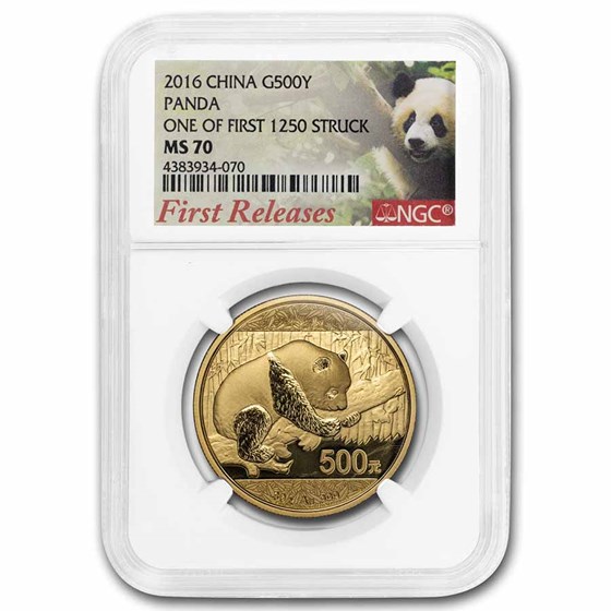 2016 China 30 Gram Gold Panda MS-70 NGC (FR) 2016 China 30 Gram Gold Panda MS-70 NGC (FR)