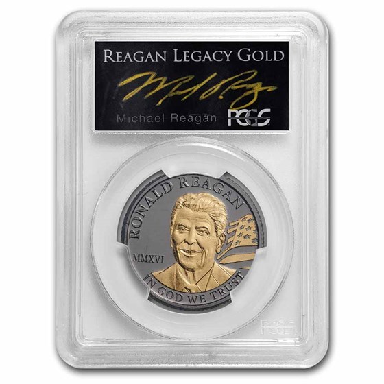 2016 Cook Islands Black 1/4 oz Gold Ronald Reagan PR-69 PCGS 2016 Cook Islands Black 1/4 oz Gold Ronald Reagan PR-69 PCGS