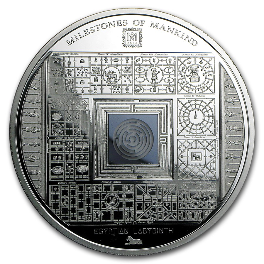 Buy 2016 Cook Islands Silver Milestones of Mankind Egyptian Labyrinth ...