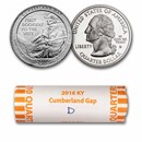 2016-D ATB Quarter Cumberland Gap National Park BU 40-Coin Roll
