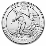 2016-D ATB Quarter Fort Moultrie Nat'l Monument BU 40-Coin Roll