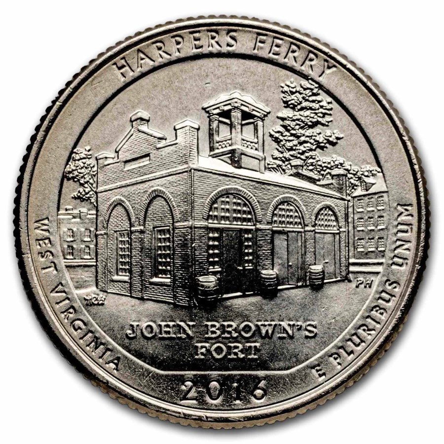 2016-D ATB Quarter Harpers Ferry National Historical Park BU