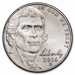 2016-D Jefferson Nickel BU