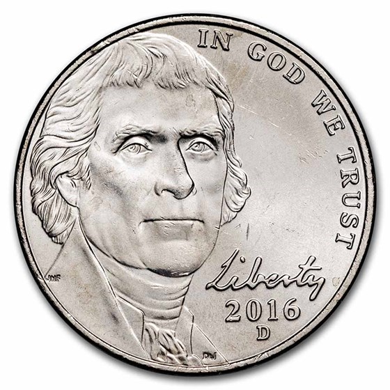 2016-D Jefferson Nickel BU 2016-D Jefferson Nickel BU