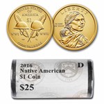 2016-D Native Amer $1 - Code Talkers (25 Coin Roll) BU