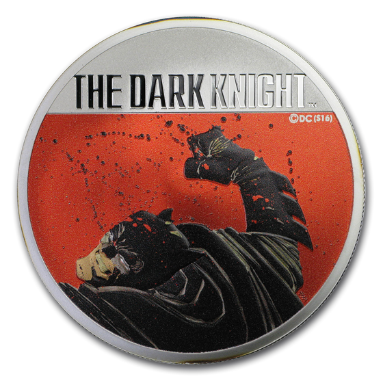 2016 Fiji 2 oz Proof Ag Batman The Dark Knight Returns (No COA) 2016 Fiji 2 oz Proof Ag Batman The Dark Knight Returns (No COA)