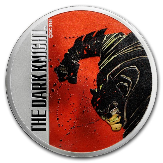 2016 Fiji 2 oz Proof Silver Batman: The Dark Knight Returns 2016 Fiji 2 oz Proof Silver Batman: The Dark Knight Returns