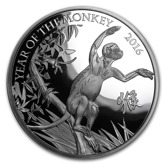2016 GB Kilo Silver Year of the Monkey Proof (w/Box & COA) 2016 GB Kilo Silver Year of the Monkey Proof (w/Box & COA)