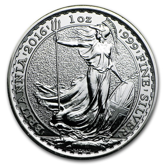 2016 Great Britain 1 oz Silver Britannia (Abrasions) 2016 Great Britain 1 oz Silver Britannia (Abrasions)