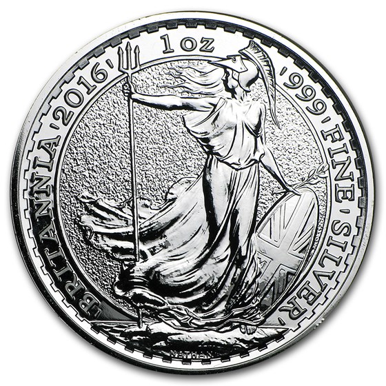 2016 Great Britain 1 oz Silver Britannia BU 2016 Great Britain 1 oz Silver Britannia BU