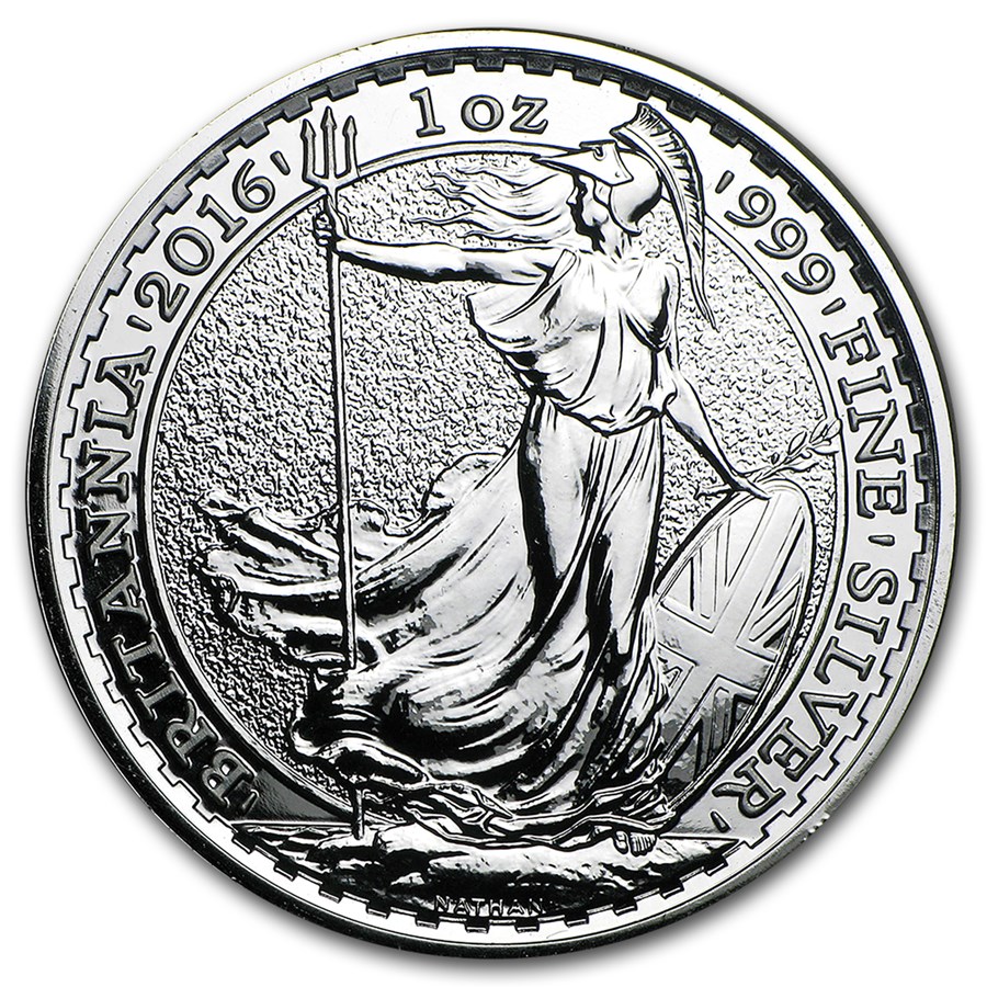 Britain Silver Coin Buy 2016 Great Britain 1 oz Silver Britannia BU | APMEX