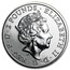 2016 Great Britain 1 oz Silver Year of the Monkey (Abrasions)