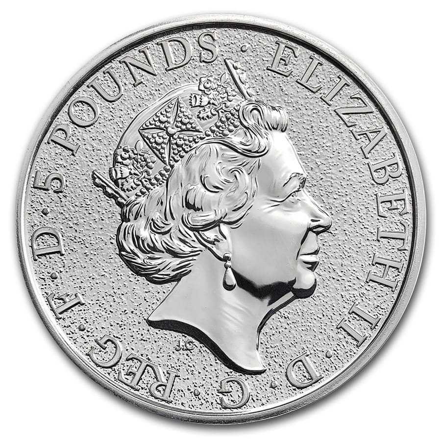 Buy 2016 Great Britain 2 oz Silver Queen's Beasts The Lion | APMEX